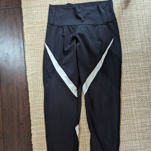 Women's Adidas joggers, black and white, size medium